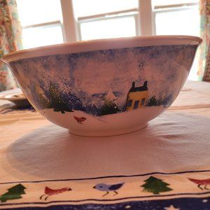Nikko Winter Wonderland Serving Bowl